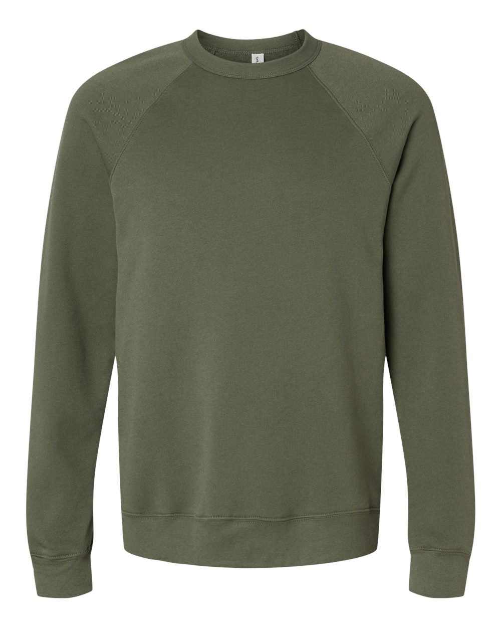 Sweatshirt - Sponge Fleece Raglan Crewneck Sweatshirt - BELLA + CANVAS